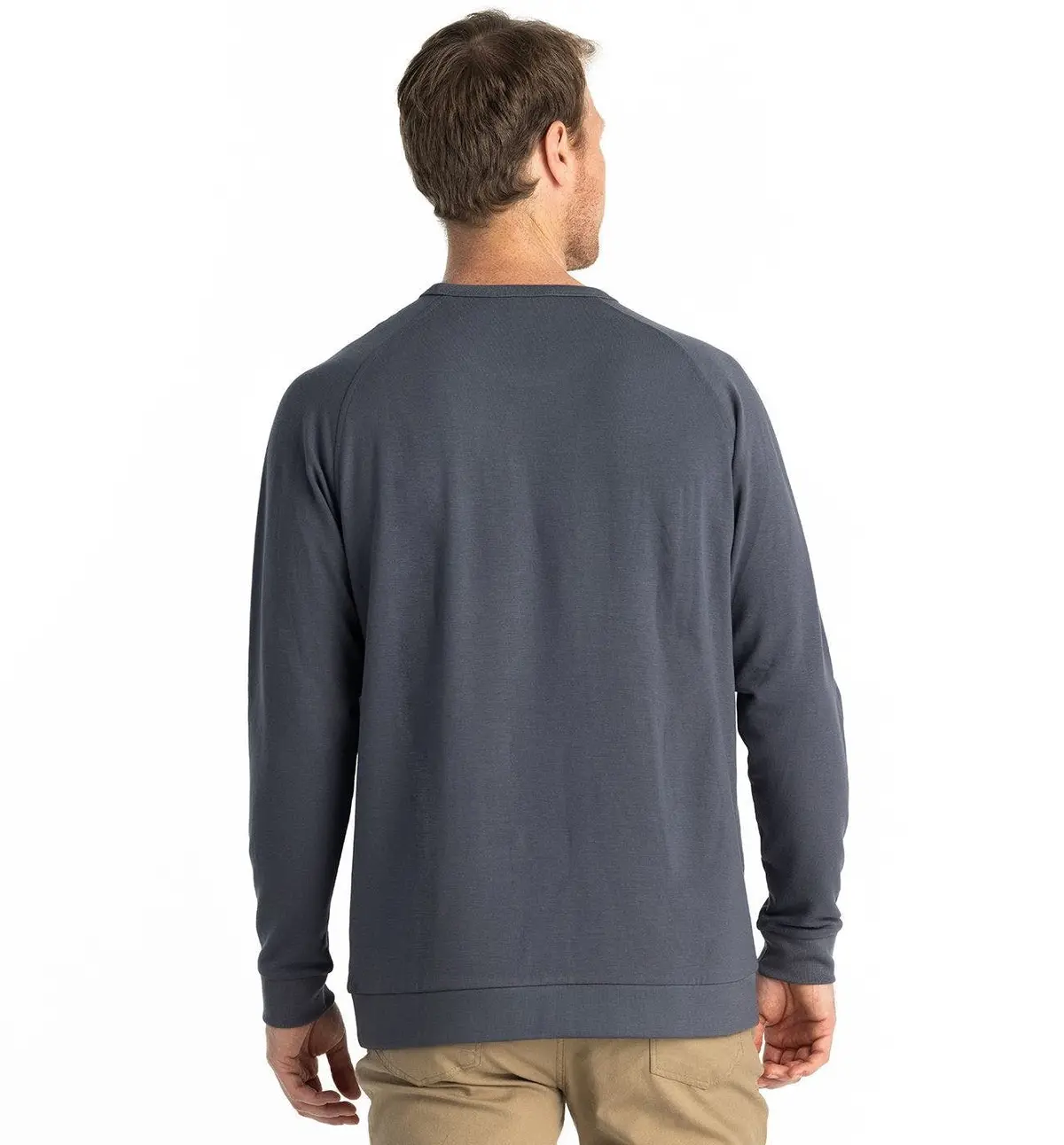 Men's Bamboo Lightweight Fleece Crew 2