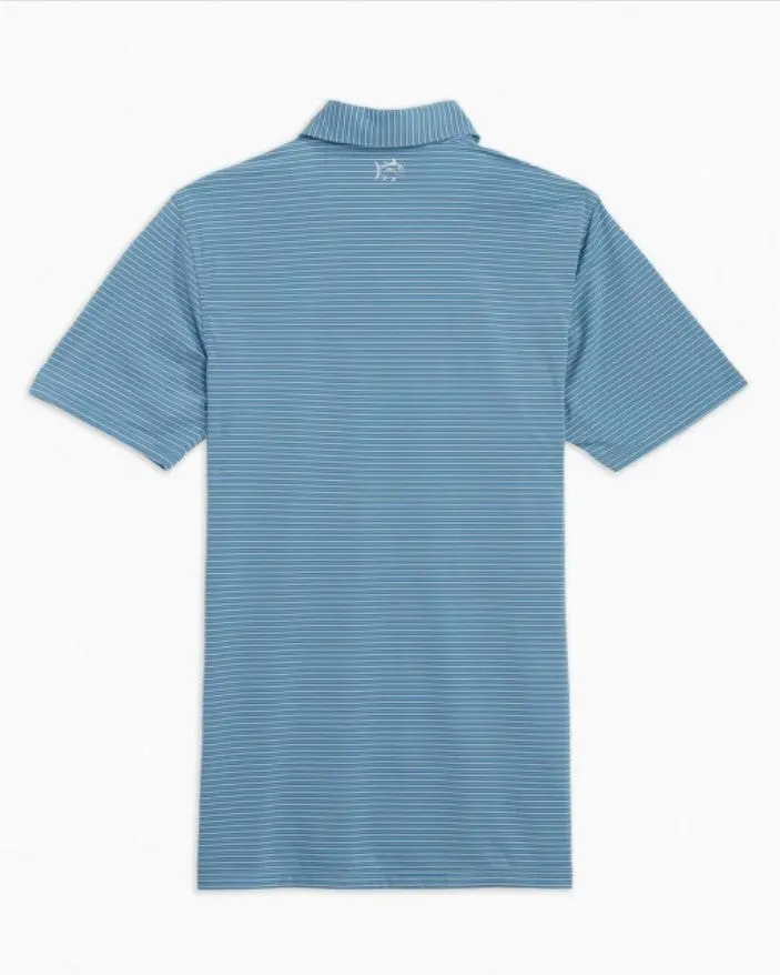 Men's Brreeze Battery Stripe Performance Polo Shirt 2