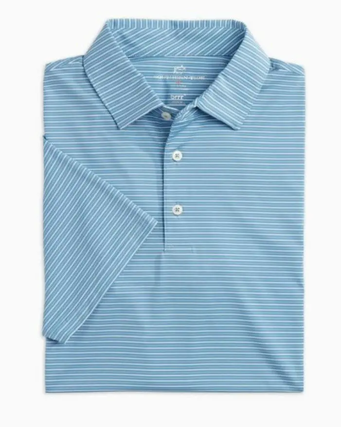 Men's Brreeze Battery Stripe Performance Polo Shirt 3