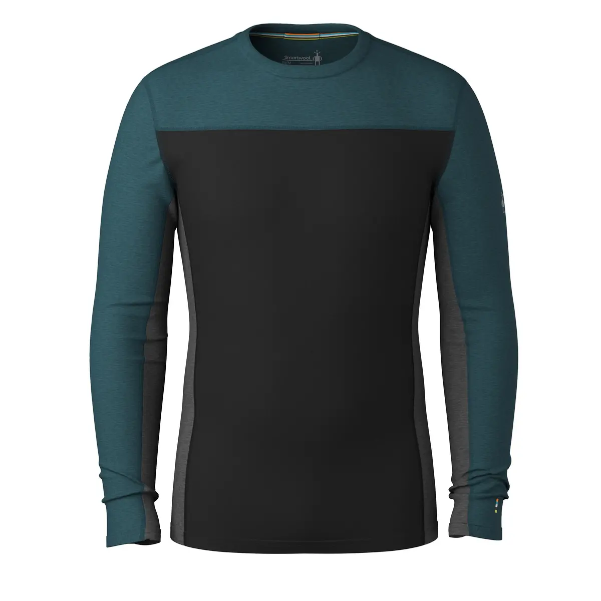Men's Classic Thermal Merino Base Layer Colorblock Crew 1
