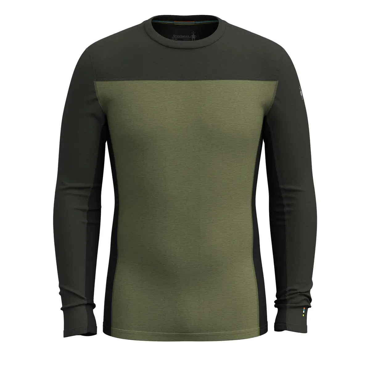 Men's Classic Thermal Merino Base Layer Colorblock Crew 1