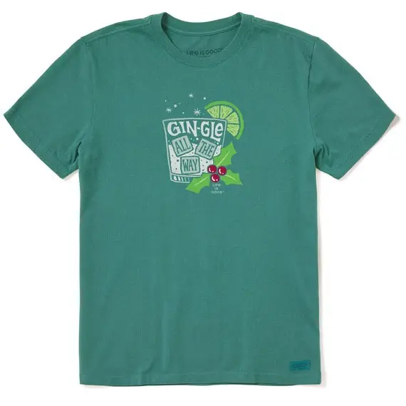 Men's Gin-Gle All The Way Crusher Tee Shirt 1