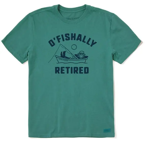 Men's O`Fishally Retired Short Sleeve Crusher Shirt 1