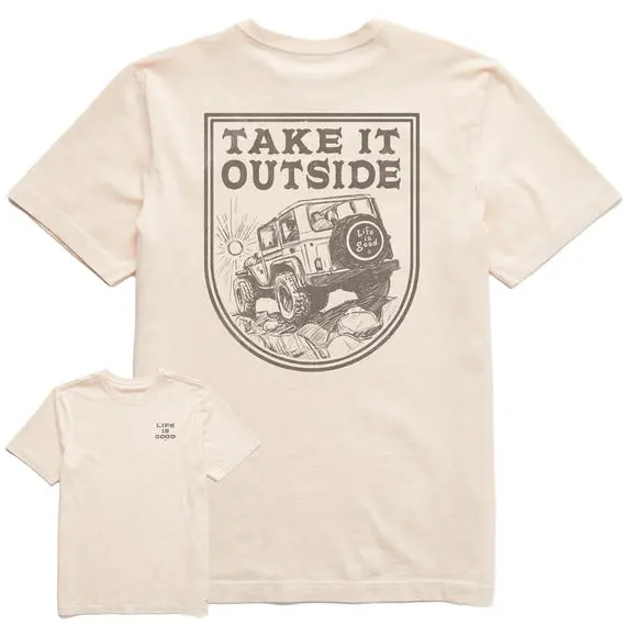 Men's Take It Outside Atv Short Sleeve Crusher Shirt 1
