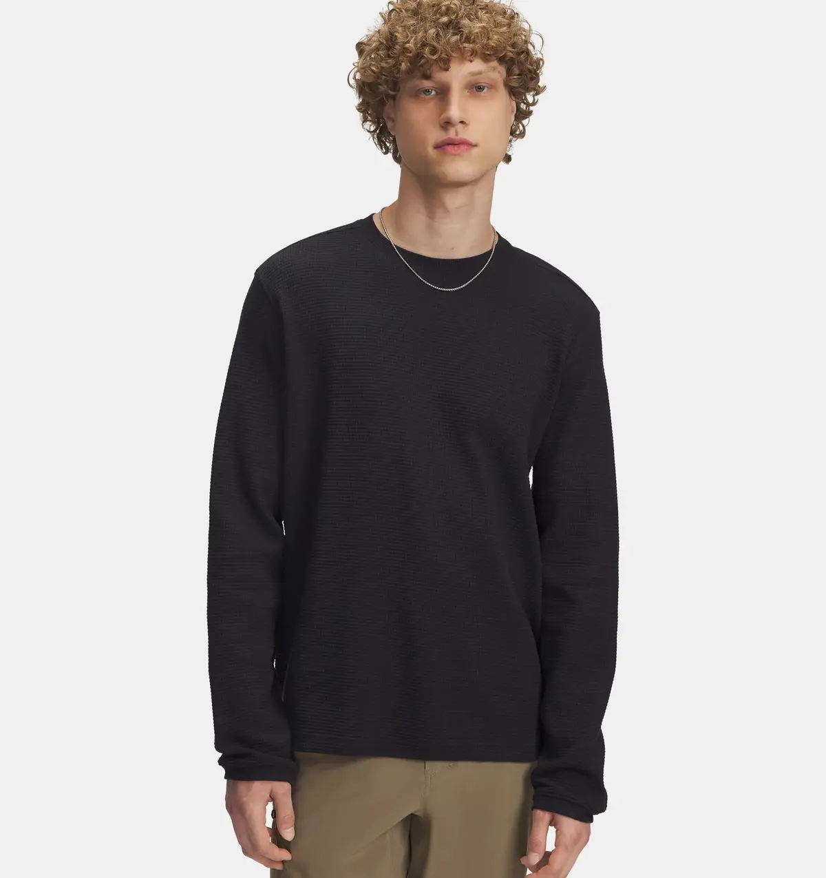 Men's Ua Expanse Waffle Crew 1