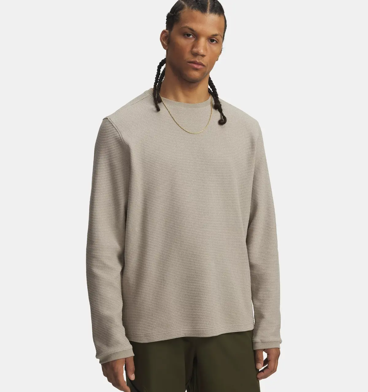 Men's Ua Expanse Waffle Crew 1