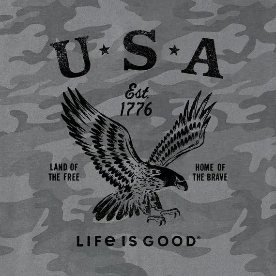 Mens Usa 1776 Eagle Short Sleeve Tee 2