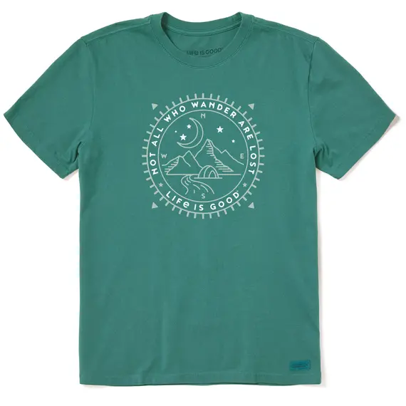 Men's Wander Compass Scene Crusher-Lite Tee 1