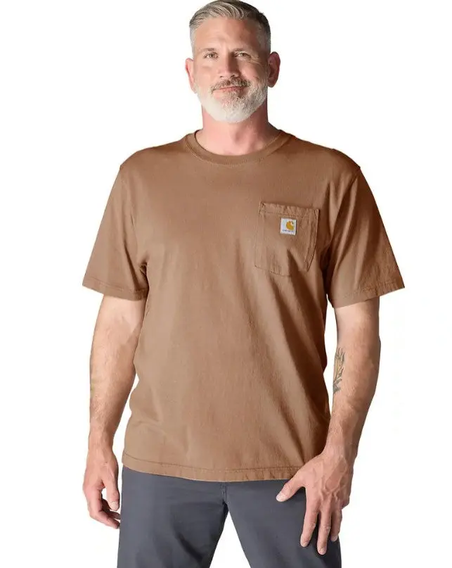 Men's Loose Fit Heavyweight Short-Sleeve Pocket T-Shirt 1