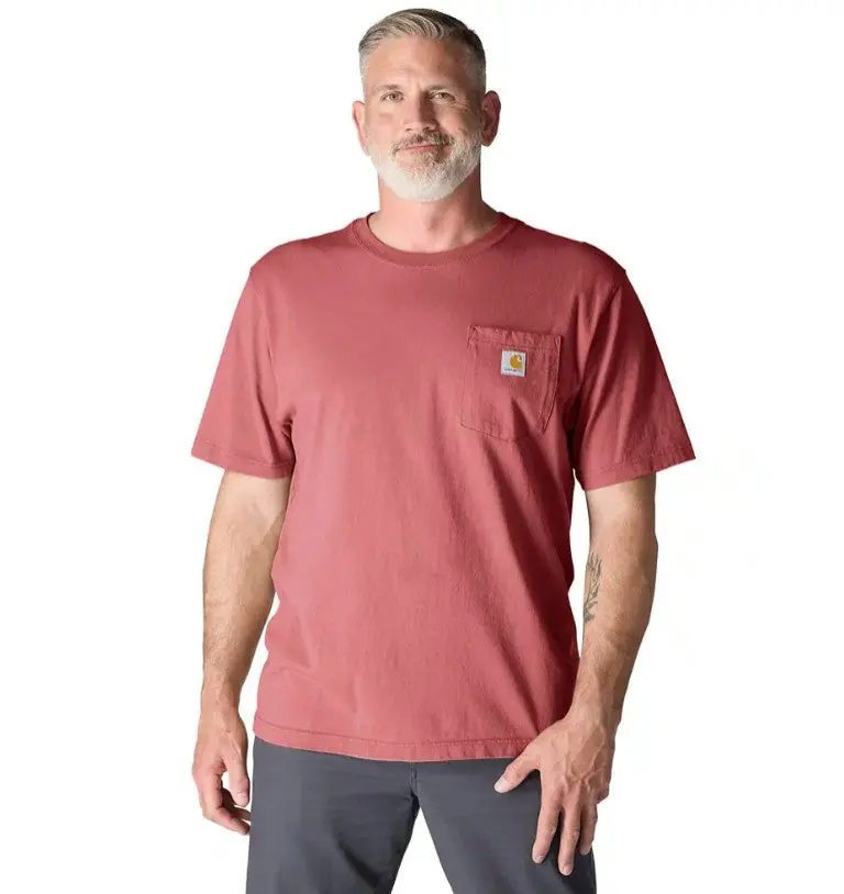 Men's Loose Fit Heavyweight Short-Sleeve Pocket T-Shirt 1