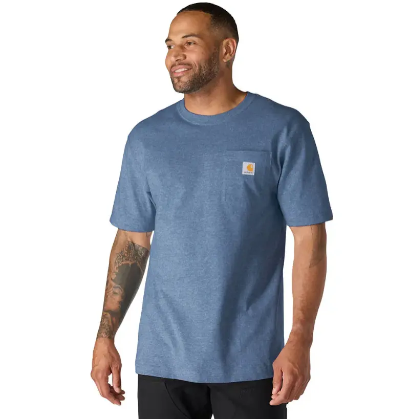 Men's Loose Fit Heavyweight Short-Sleeve Pocket T-Shirt 1