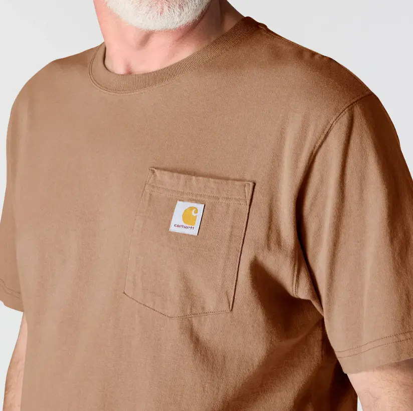 Men's Loose Fit Heavyweight Short-Sleeve Pocket T-Shirt 3
