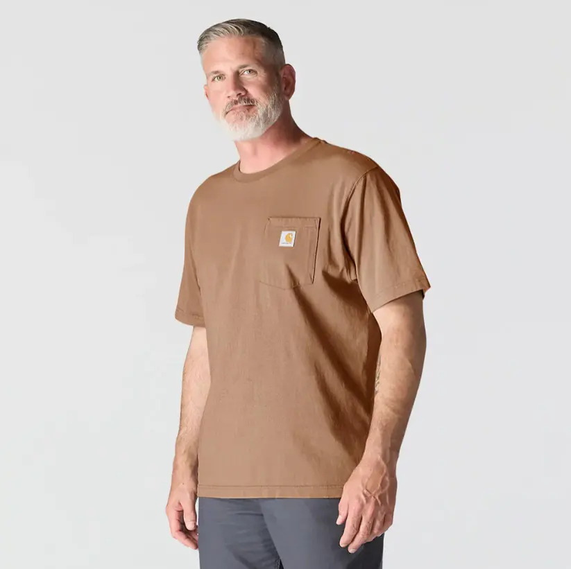 Men's Loose Fit Heavyweight Short-Sleeve Pocket T-Shirt 2