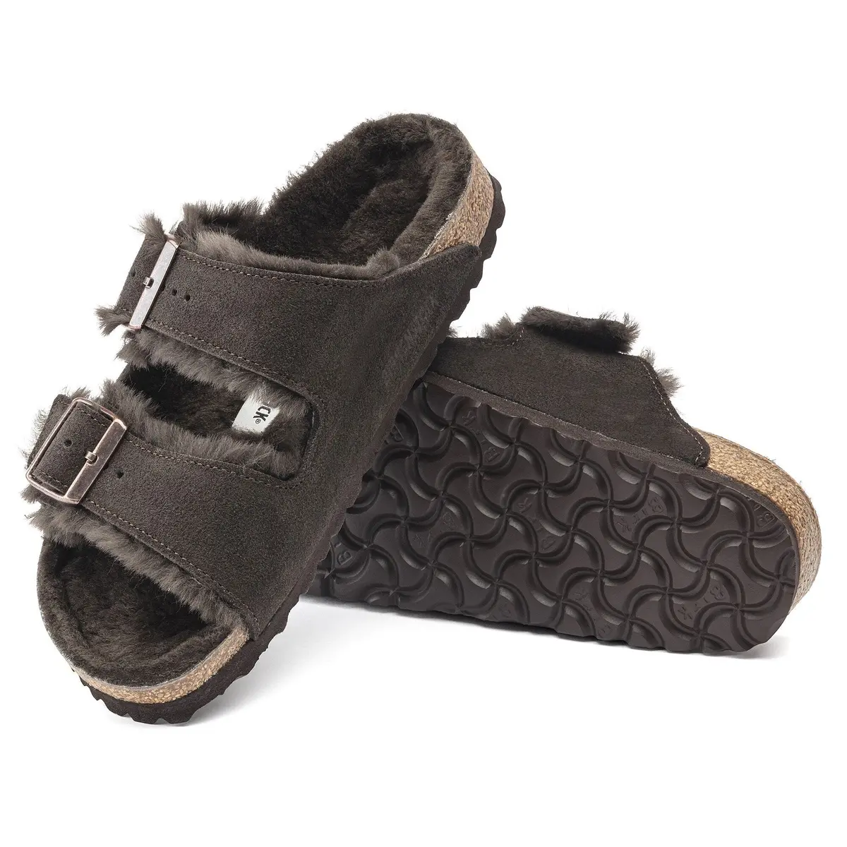 Women's Arizona Shearling Suede Leather Sandal 2