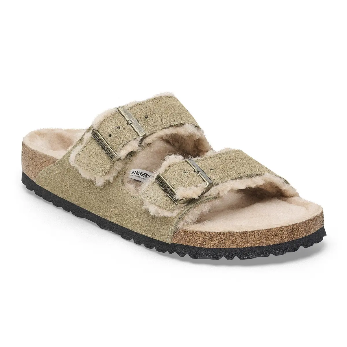 Women's Arizona Shearling Suede Leather Sandal 1