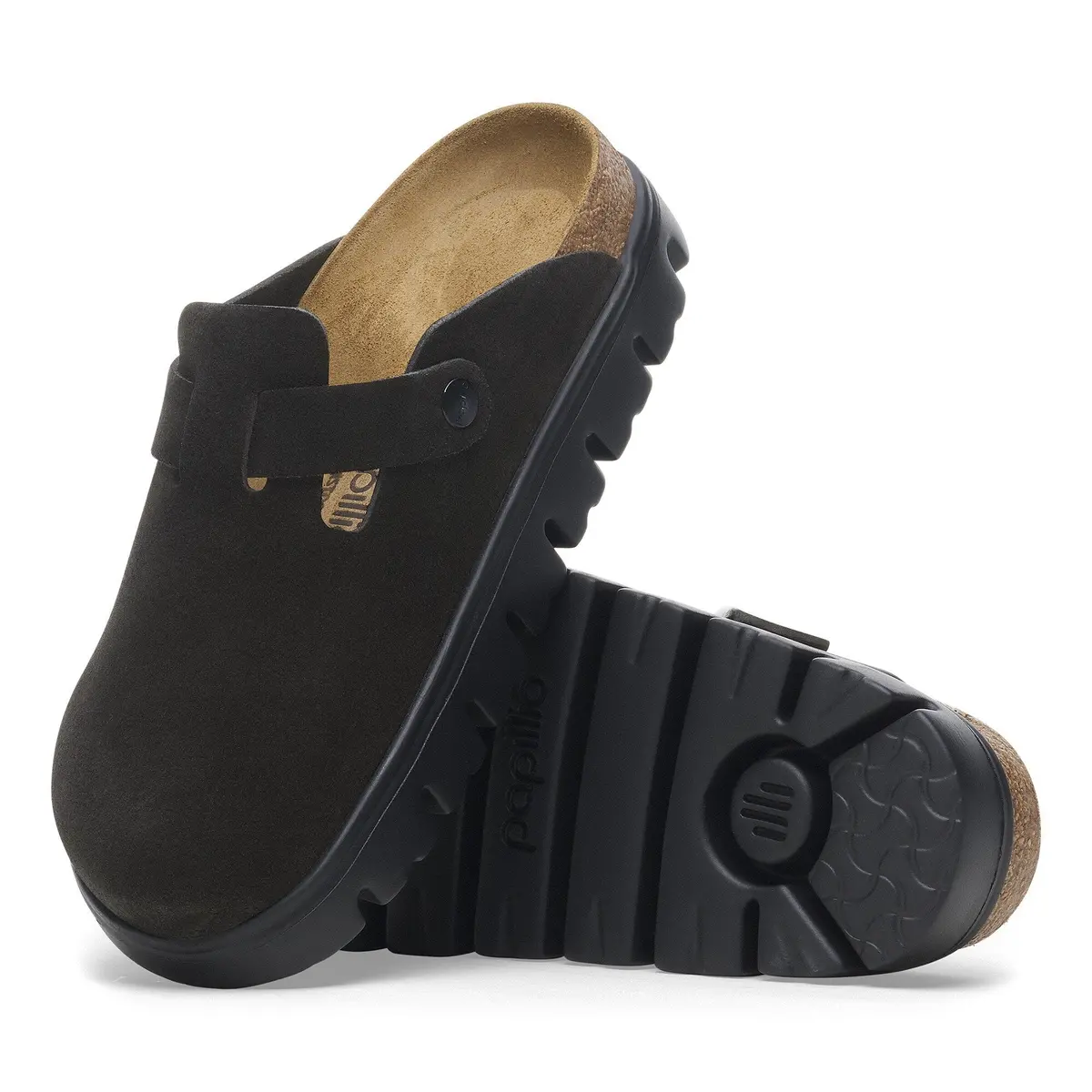 Women's Boston Chunky Suede Clog 2