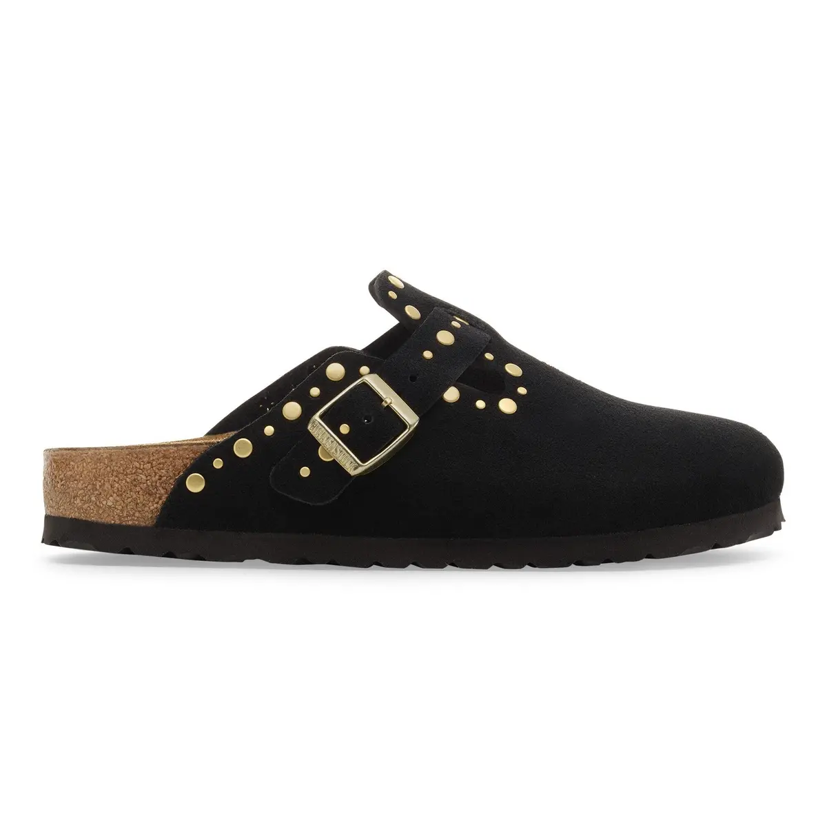 Women's Boston Rivet Suede Leather Clog 4