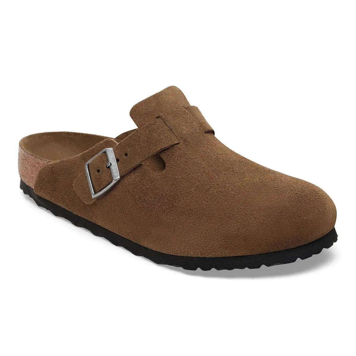 Women's Boston Soft Footbed Suede Leather Clog 1