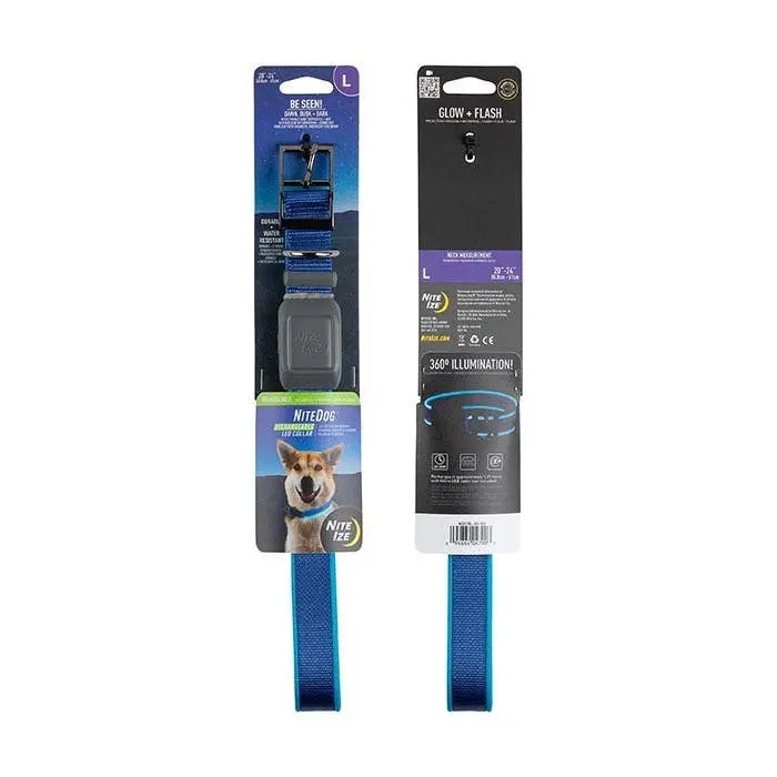 Nitedog Rechargeable Led Collar - Large 1