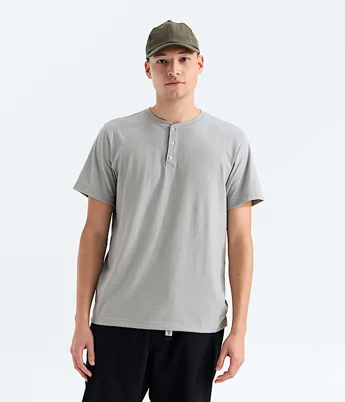 Men's Tri-Blend Short-Sleeve Henley 1