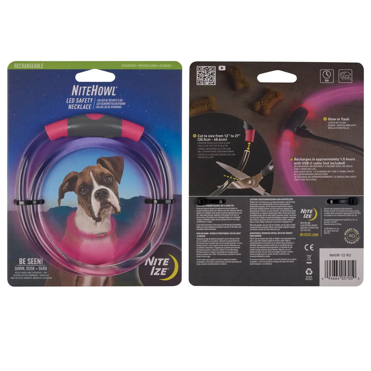 Nitehowl Rechargeable Led Safety Necklace 1
