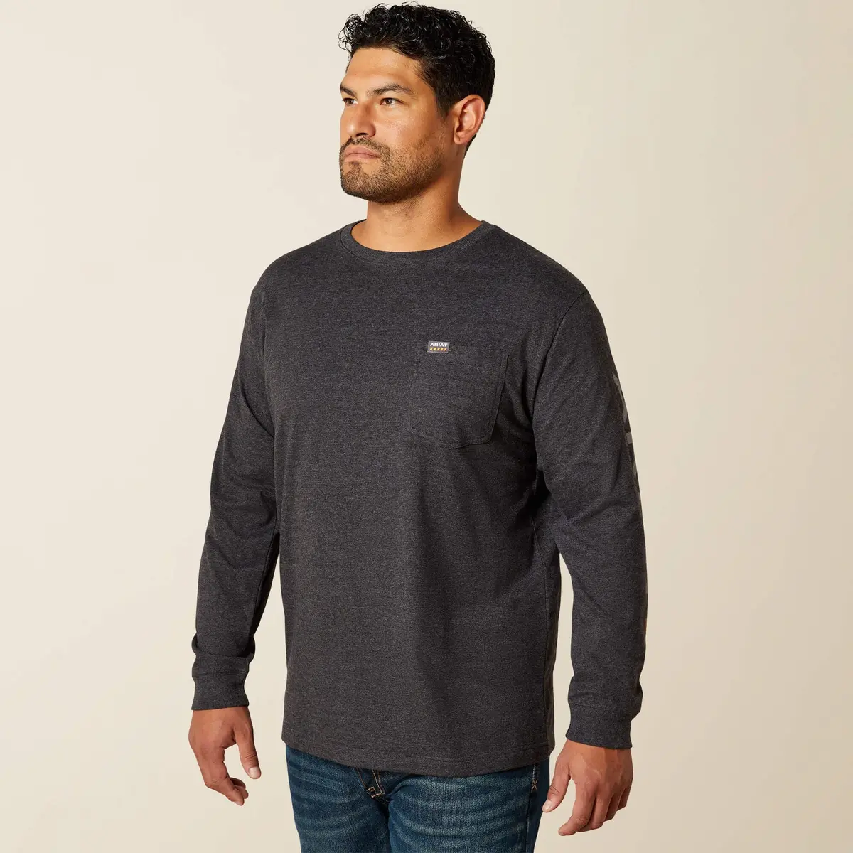 Men's Rebar Cotton Strong Standard Logo Pocket T-Shirt 1