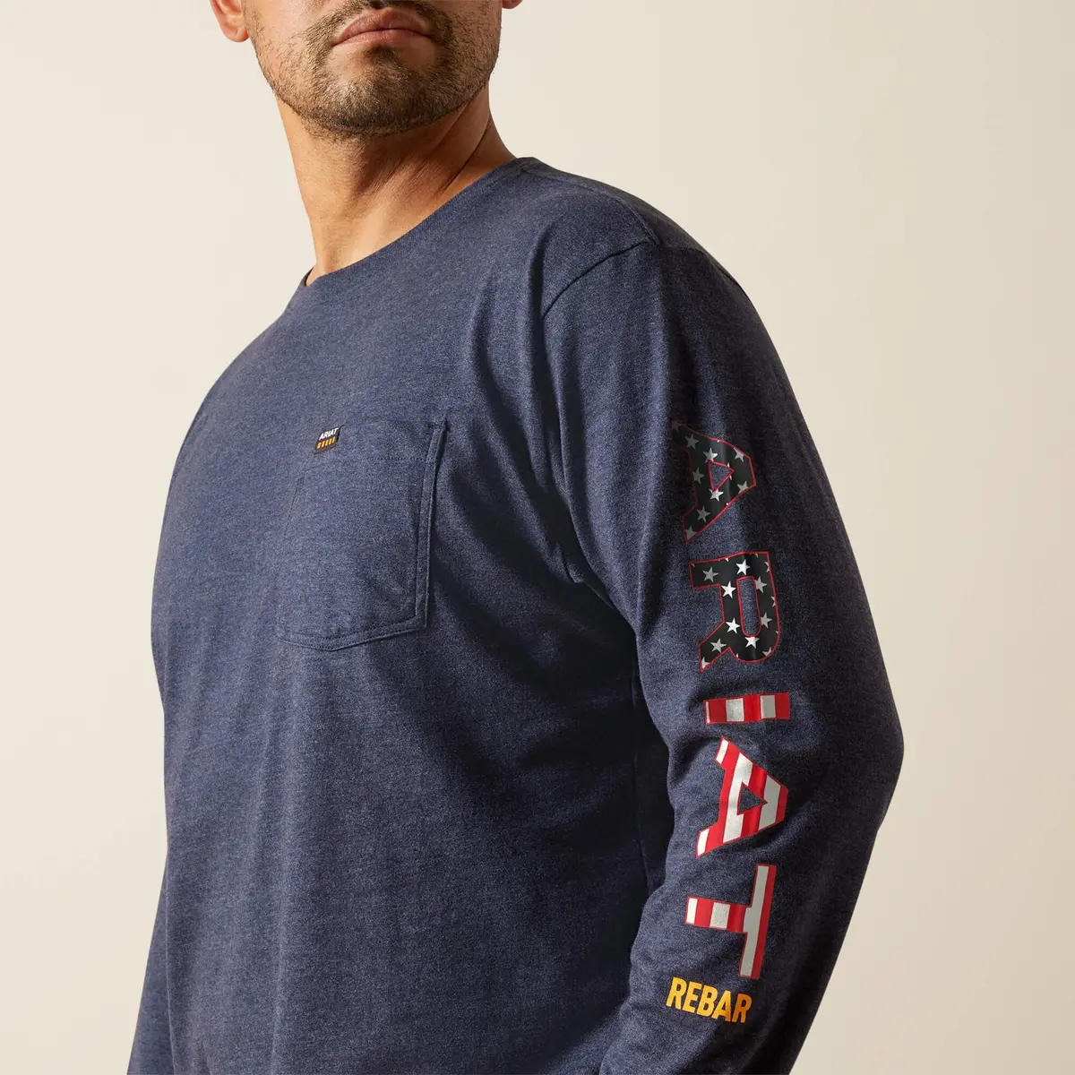 Men's Rebar Cotton Strong Standard Logo Pocket T-Shirt 4