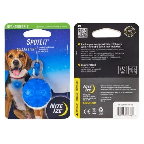 Spotlit Rechargeable Collar Light 1