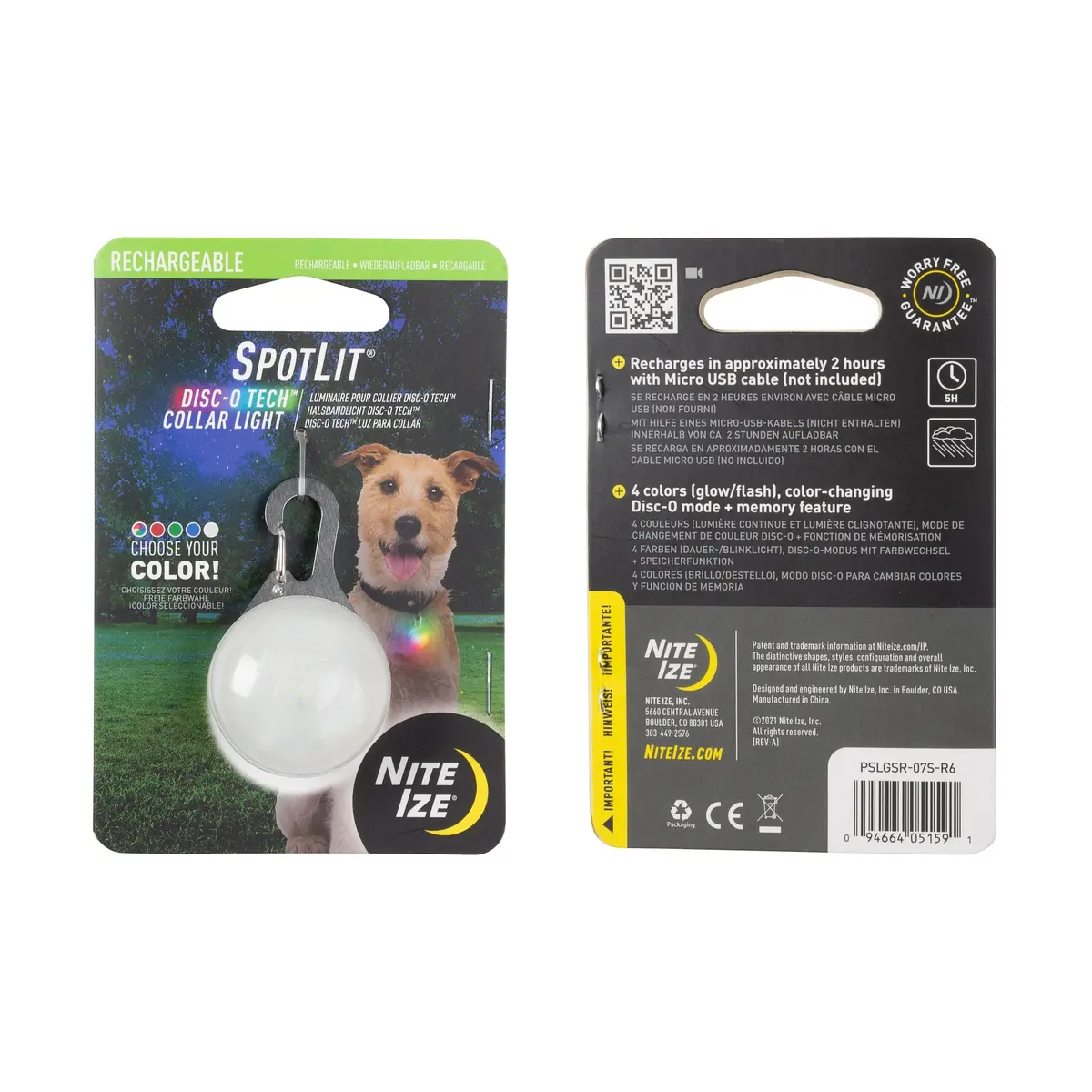 Spotlit Rechargeable Collar Light 1