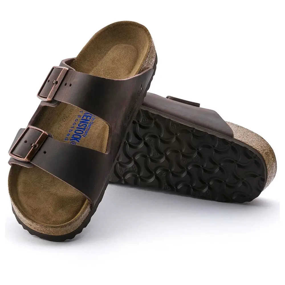 Men's Arizona Soft Footbed Oiled Leather Sandal 5