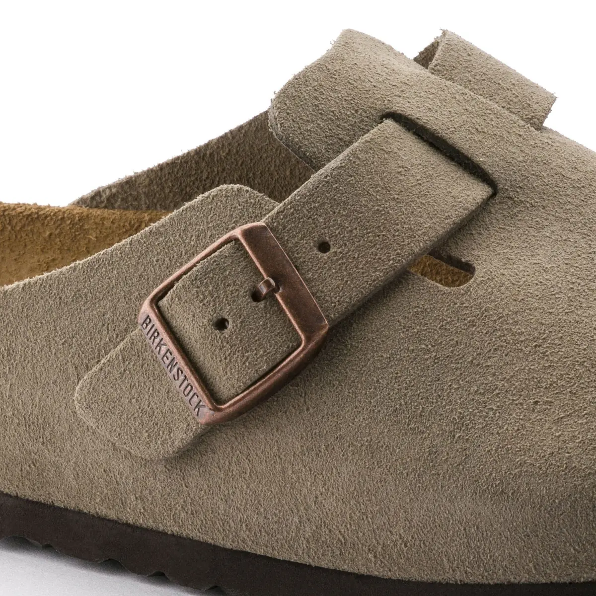 Men's Boston Soft Footbed Suede Leather Clog 5