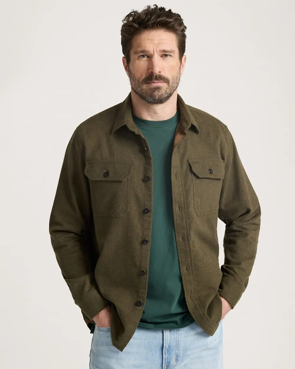 Men's Burnside Cotton Flannel Shirt 1