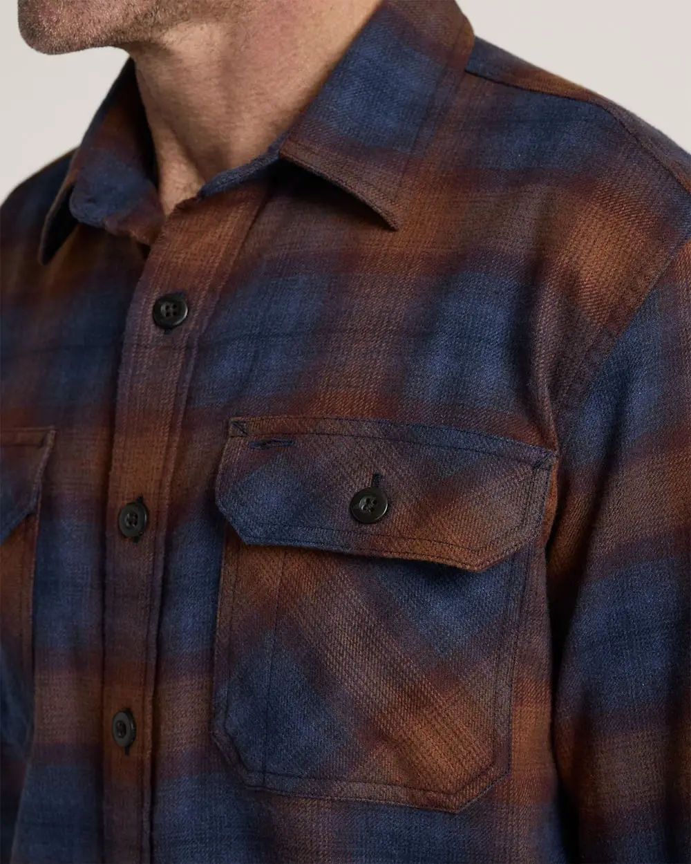 Men's Plaid Burnside Cotton Flannel Shirt 3