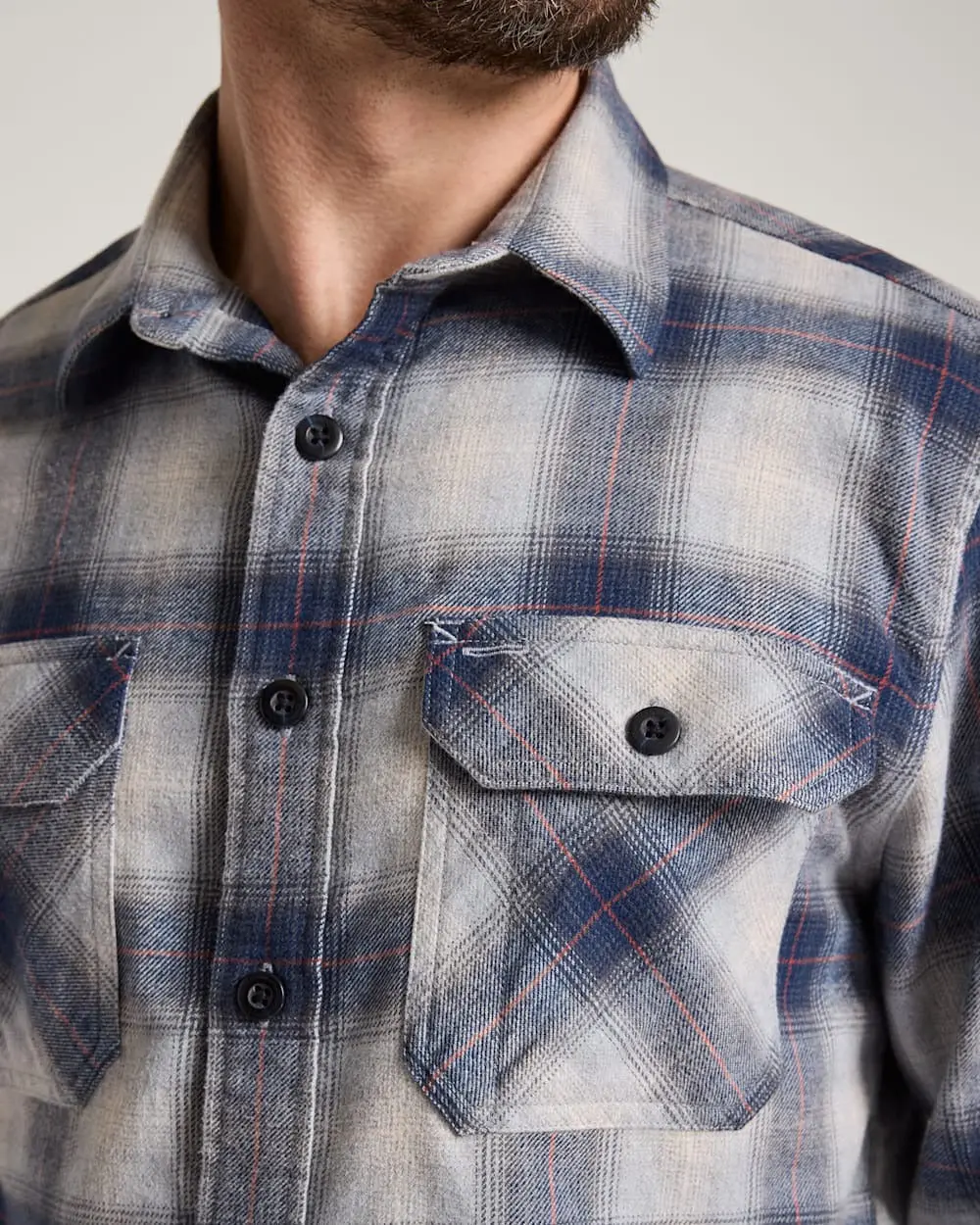 Men's Plaid Burnside Cotton Flannel Shirt 3