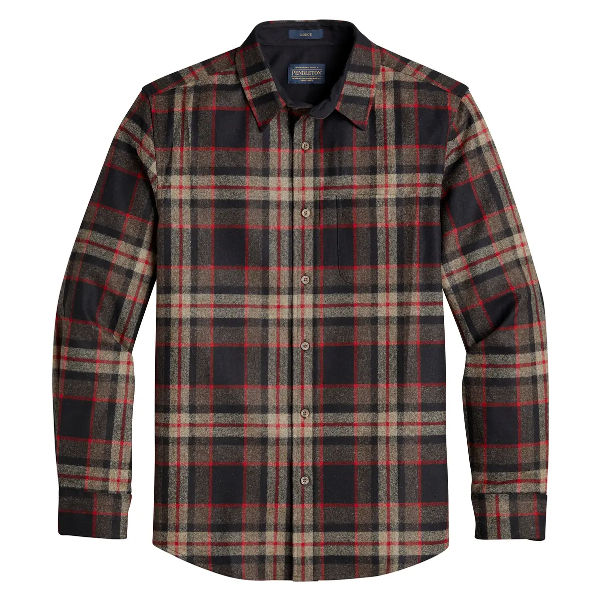 Men's Plaid Lodge Shirt 1