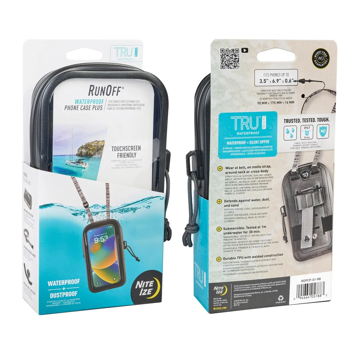Runoff Waterproof Phone Case Plus 1