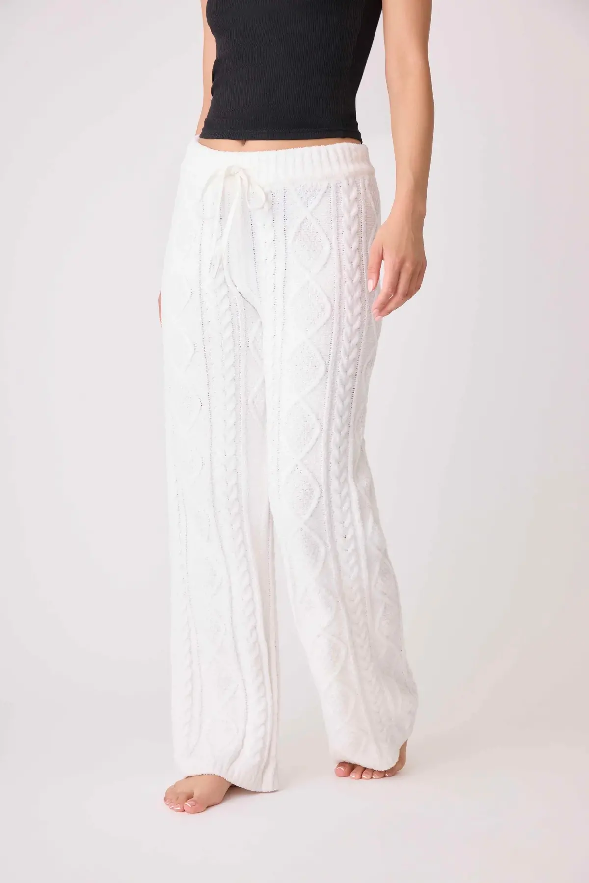 Women's Chenille Cable Knit Lounge Pant 2