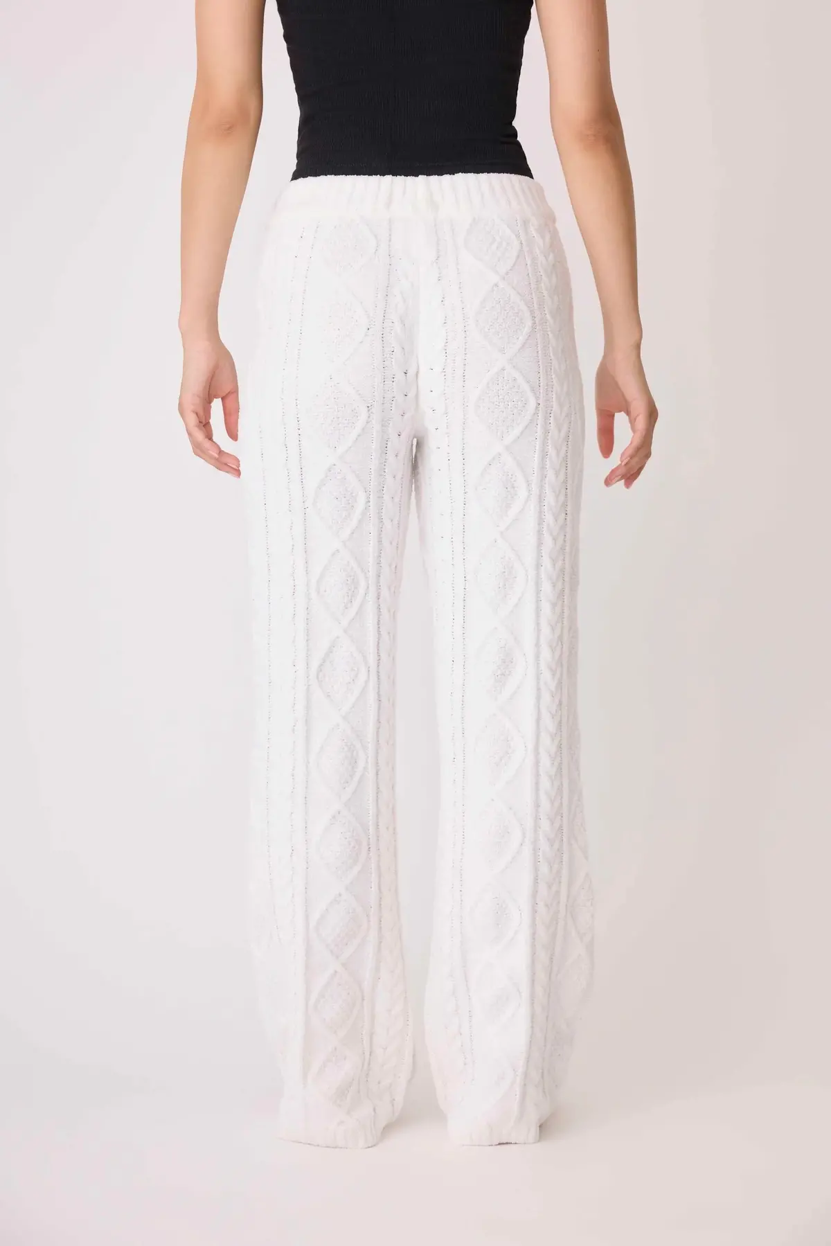 Women's Chenille Cable Knit Lounge Pant 3