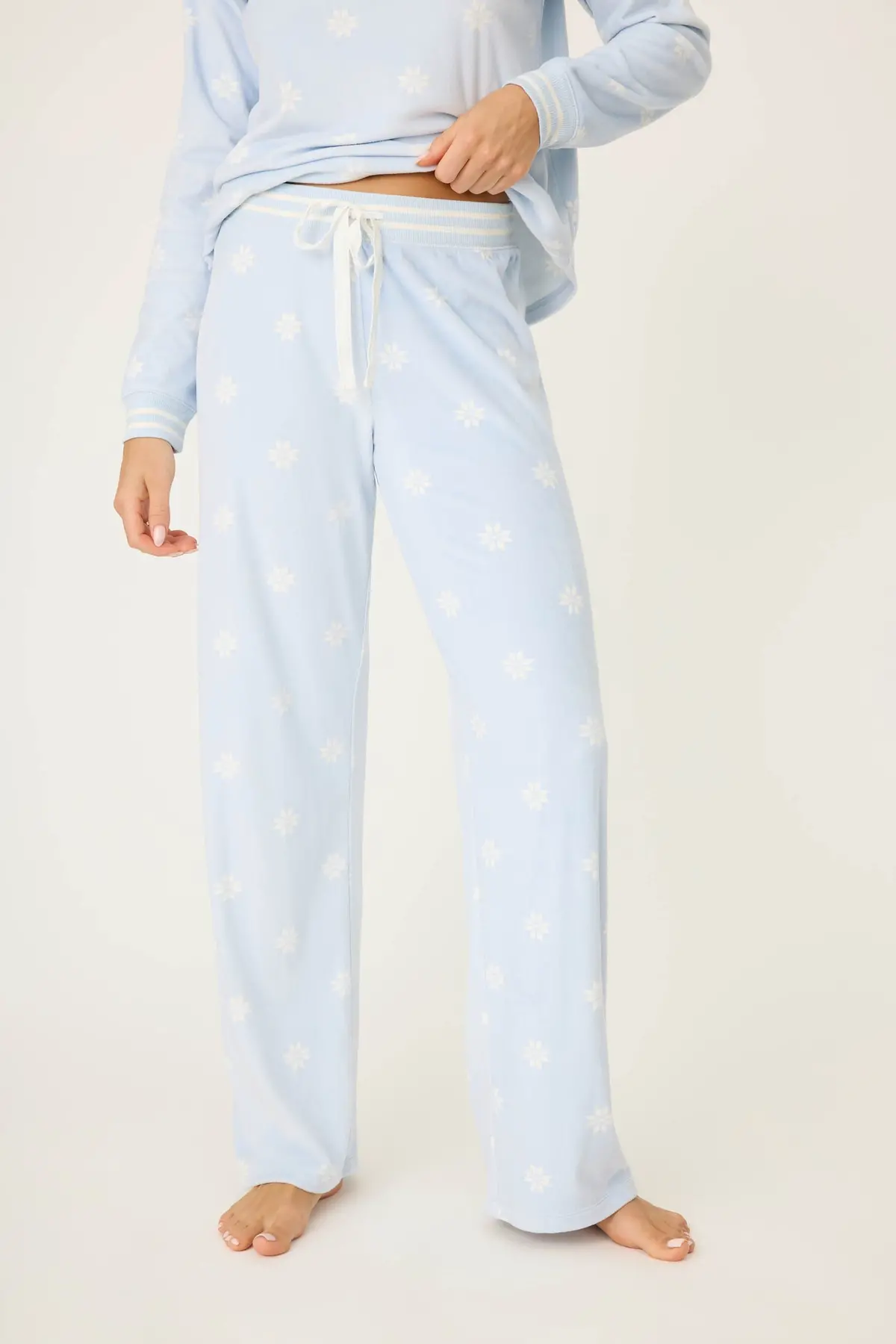 Women's Après All Day Velour Pant - Snowflake 1
