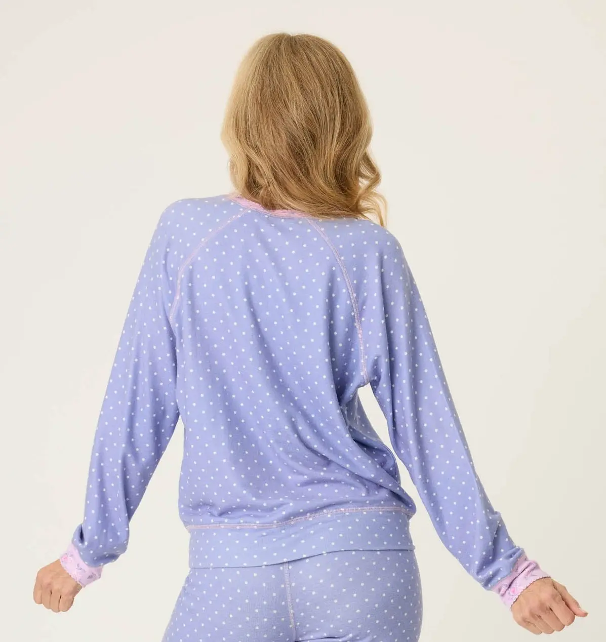 Women's Long Sleeve Jammie Shirt - Rose Garden 2