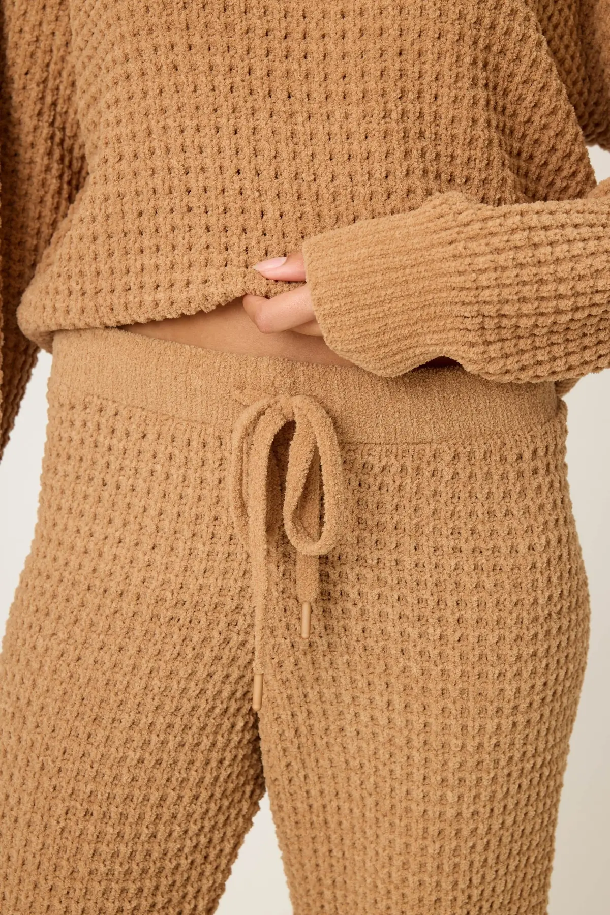 Women's Cozy Chenille Waffle Band Pant 3