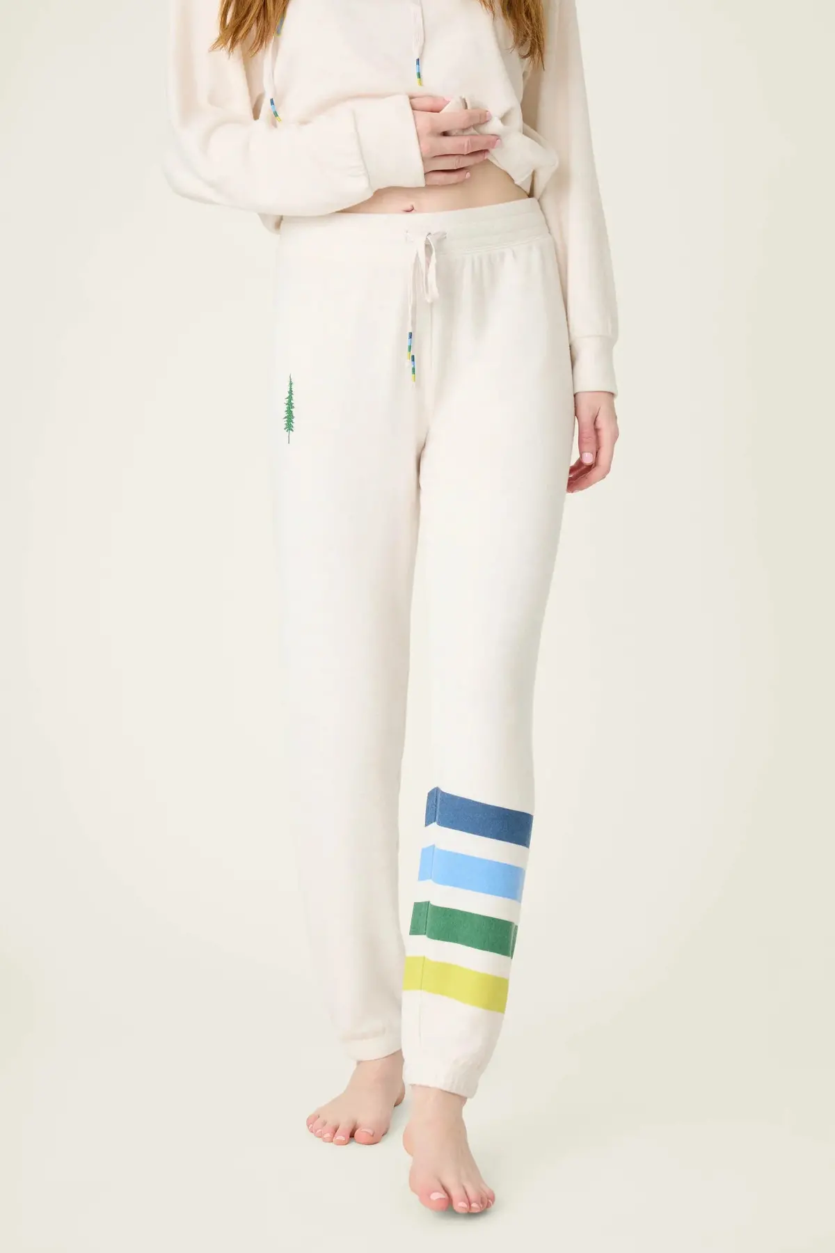 Women's Outsider Striped Jogger Banded Pant 1