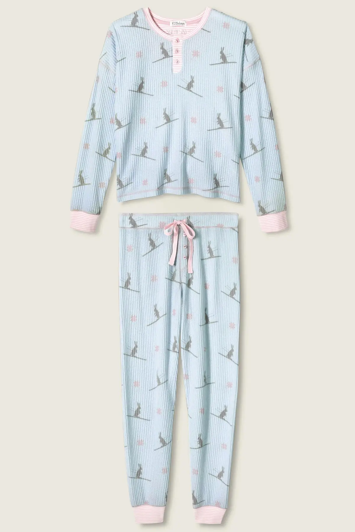 Women's Ski Jammie Classics Ski Bunny Pj Set 4