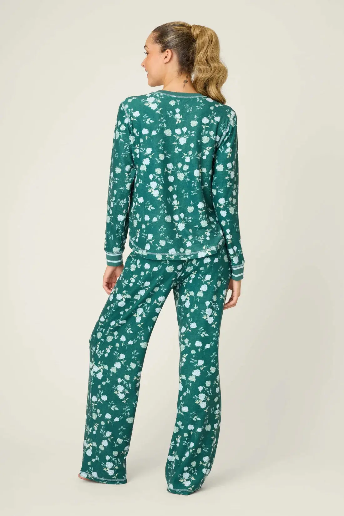 Women's Winter Wonderland Long Sleeve Pj Top 3