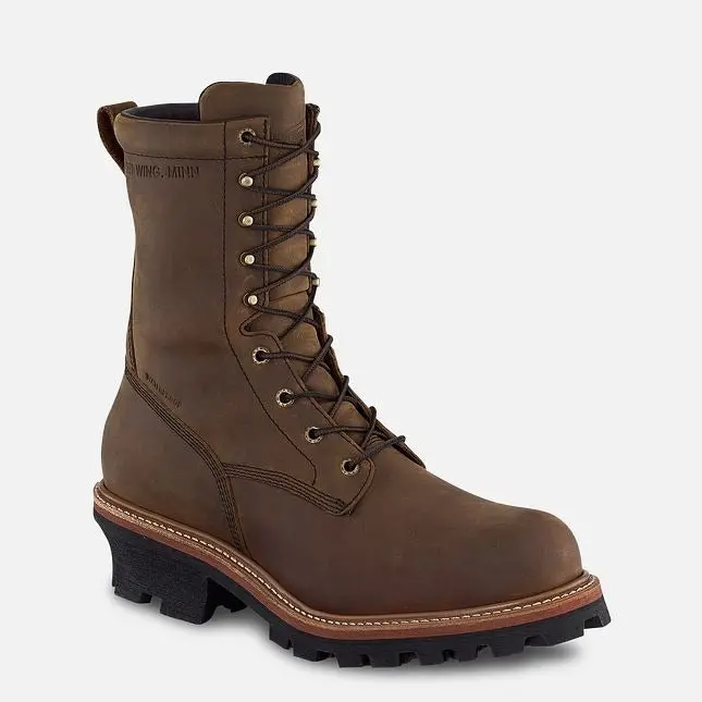 Men's 9" Insulated Waterproof Safety Toe Logger Boot 1