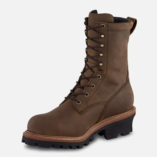 Men's 9" Insulated Waterproof Safety Toe Logger Boot 2