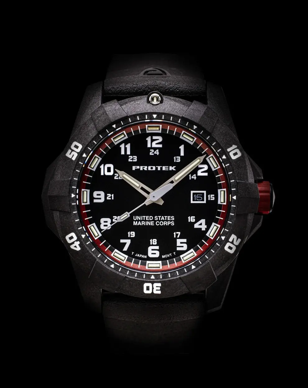 Carbon Composite Dive 1010 Usmc Series Watch 1