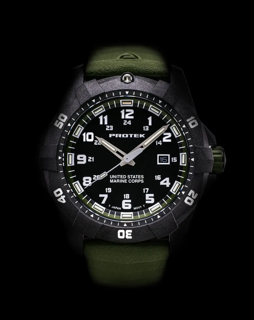Carbon Composite Dive 1010 Usmc Series Watch 1