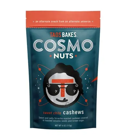 Cosmo Nuts Sweet Chile Cashew - 4Oz 1