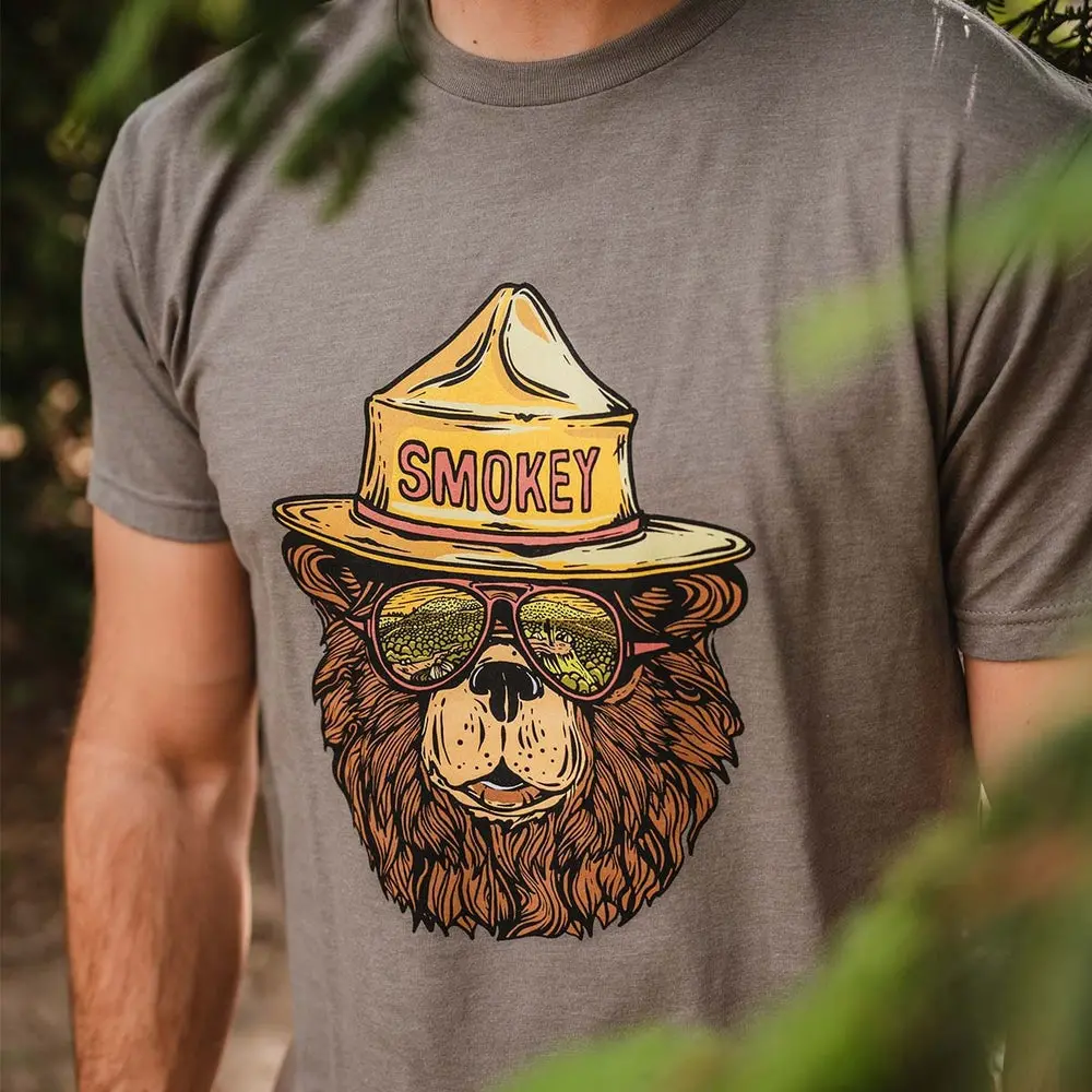 Men's Smokey The Groovy Bear T-Shirt 3